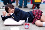 blazer blouse chuunibyou_demo_koi_ga_shitai! cosplay kneesocks miniskirt school_uniform skirt tsuyuri_kumin yuri_nya rating:Safe score:1 user:pixymisa