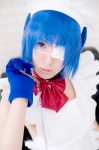 apron blue_hair cosplay eyepatch gloves hairband handcuffs ikkitousen kibashi maid maid_uniform ryomou_shimei rating:Safe score:0 user:nil!