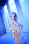 ass cosplay headphones nearly_naked_apron nitro_super_sonic panties pink_hair saku sideboob super_soniko rating:Safe score:1 user:nil!