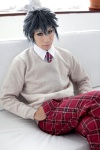 cosplay maki pitcha prunus_girl school_uniform sweater trousers rating:Safe score:0 user:xkaras