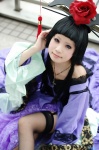 anita cosplay d.gray-man garter_belt gown rose scarf shirayuki_himeno thighhighs rating:Safe score:0 user:nil!