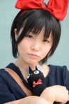 cosplay dress hairbow kiki kiki's_delivery_service kuroneko stuffed_animal rating:Safe score:2 user:nil!