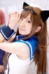 animal_ears cat_ears cosplay cuffs hair_ribbons nanahara_mai sailor_uniform school_uniform tagme_character tagme_series tie rating:Safe score:0 user:nil!