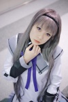 akemi_homura blouse cosplay hairband kuon pleated_skirt puella_magi_madoka_magica skirt rating:Safe score:0 user:nil!