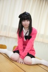 blouse cardigan costume hairbow kazuki_aria kneehighs pleated_skirt school_uniform skirt rating:Safe score:0 user:nil!