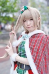 blonde_hair blouse cosplay kazaha love_live!_school_idol_project minami_kotori miniskirt shawl side_ponytail skirt rating:Safe score:0 user:nil!