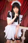 akiyama_mio apron cosplay dress garter hairband k-on! maid maid_uniform meirin_touka rating:Safe score:1 user:nil!