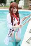 bikini cosplay hiokichi lab_coat makise_kurisu pool steins;gate swimsuit tie wet rating:Safe score:1 user:nil!