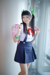backpack bakemonogatari blouse cosplay hachikuji_mayoi hairband hairbows himawari jumper school_uniform twintails rating:Safe score:1 user:nil!