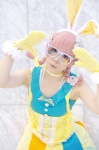 animal_ears bunny_ears choker cosplay dress glasses kusaka_akane mittens pink_hair tagme_character tagme_series twin_braids rating:Safe score:0 user:nil!
