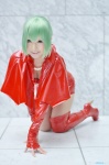 boots cleavage cosplay dress green_hair shawl tagme_character tagme_series thigh_boots thighhighs tsuzuki_rui zettai_ryouiki rating:Safe score:0 user:nil!