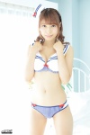4k-star_311 bikini braid cleavage kotobuki_erika sailor_hat swimsuit rating:Safe score:1 user:nil!