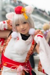 animal_ears cat_ears cosplay haori inubashiri_momiji ruiko_(cosplayer) tokin_hat touhou white_hair rating:Safe score:1 user:pixymisa