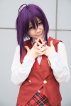 cosplay mahou_sensei_negima! miyazaki_nodoka purple_hair rindou_sana school_uniform rating:Safe score:0 user:nil!