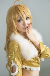 antenna_hair blonde_hair cosplay hoshii_miki idolmaster jiruko shawl rating:Safe score:0 user:pixymisa