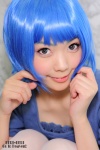 ahoge blue_hair cosplay jumper kaieda_kae pokemon poliwag thighhighs rating:Safe score:1 user:nil!
