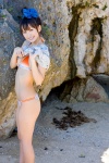 beach bikini cleavage dress dress_lift komatsu_ayaka swimsuit wanibooks_64 rating:Safe score:1 user:nil!