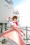 cardcaptor_sakura cosplay dress hairbow kinomoto_sakura kouzuki_suzuka thighhighs rating:Safe score:0 user:nil!
