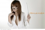 amanda blouse cleavage glasses hua_jia open_clothes reallycuteasians ruler rating:Safe score:1 user:nil!