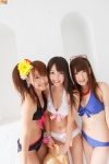 bikini cleavage kano_kaede shimura_rika side_ponytail straw_hat sunglasses super☆girls swimsuit yasaka_saori rating:Safe score:0 user:nil!