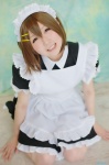 apron cosplay dress hairband hair_clips hirasawa_yui k-on! maid maid_uniform mizore rating:Safe score:0 user:nil!