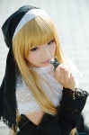 blonde_hair cosplay crucifix detached_sleeves dress habit nun tagme_character tagme_series zero_inch rating:Safe score:4 user:nil!