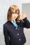 blazer blouse cosplay hair_clips hirasawa_yui k-on! ribbon_tie school_uniform shiina_haru rating:Safe score:0 user:pixymisa