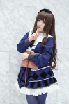 blue_legwear cosplay dress hairbow kokonoe_yaezou kurosu_aroma pantyhose pripara rating:Safe score:0 user:nil!