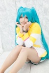 aqua_eyes aqua_hair cosplay croptop hatsune_miku jacket kiichi shorts twintails vocaloid rating:Safe score:1 user:pixymisa