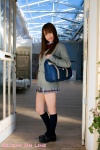 blouse bookbag cardigan kneesocks maejima_mizuki pleated_skirt school_uniform skirt rating:Safe score:0 user:nil!