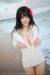 barbie beach bikini_bottom cardigan cleavage ocean swimsuit xiuren_150 rating:Safe score:4 user:nil!