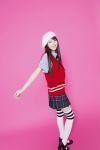 aizawa_rina beret blouse pleated_skirt skirt sweater_vest thighhighs wanibooks_76 zettai_ryouiki rating:Safe score:0 user:nil!