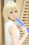 ayaka blonde_hair cosplay dress kingdom_hearts kingdom_hearts_ii namine notebook rating:Safe score:0 user:nil!