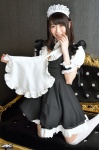 4k-star_184 apron blouse hairband jumper maid maid_uniform open_clothes sakura_nodoka thighhighs white_legwear zettai_ryouiki rating:Safe score:0 user:nil!