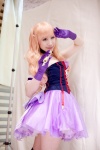 cosplay dress gloves macross macross_frontier microphone pink_hair saki sheryl_nome rating:Safe score:0 user:Log