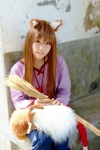 animal_ears cosplay eko_(ii) horo spice_and_wolf tail wolf_ears rating:Safe score:0 user:pixymisa