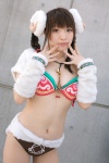aigle bell bikini cosplay raayu ram_horns rumble_roses swimsuit twin_braids rating:Safe score:0 user:nil!