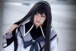 akemi_homura blouse cosplay hairband mai puella_magi_madoka_magica rating:Safe score:1 user:xkaras