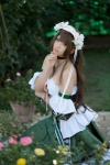 aiyoku_no_eustia blouse choker cleavage corset cosplay detached_sleeves enako eris_floraria hairband koku_no_kanaria skirt rating:Safe score:1 user:nil!