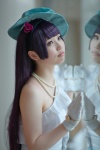 blouse bow bracelet cosplay flower gloves gokou_ruri hairband hat karin_(iv) necklace ore_no_imouto_ga_konna_ni_kawaii_wake_ga_nai pink_eyes purple_hair rating:Safe score:0 user:pixymisa