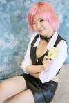 cosplay leather midriff miniskirt pachi-slot_sengen_rio_de_carnival pink_hair rio_rollins_tachibana skirt vest yun rating:Safe score:0 user:nil!