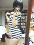 ass camera iiniku_ushijima minidress mirror self-shot stripes rating:Safe score:27 user:Log