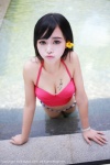 bikini_top cleavage pool shorts swimsuit toro_(ii) wet xiuren_153 rating:Safe score:1 user:nil!