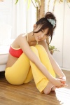 bikini_top ponytail swimsuit yoga_pants yoshiki_risa rating:Safe score:1 user:nil!