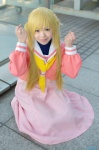 blonde_hair cosplay dress hayate_no_gotoku! saeki_sae sailor_uniform sanzenin_nagi school_uniform turtleneck twintails rating:Safe score:0 user:nil!