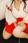 bound chiyoko_3 chocoball cosplay miko original pantyhose sheer_legwear skirt rating:Safe score:1 user:nil!