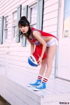 basketball bikini_top misty_gravure_226 ponytail shorts socks swimsuit takabe_ai tank_top rating:Safe score:0 user:nil!