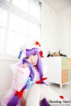 cosplay dress hat patchouli_knowledge purple_hair robe saku sweet_garden thighhighs touhou zettai_ryouiki rating:Safe score:0 user:nil!