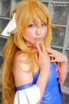 blonde_hair cosplay dress hoshii_miki idolmaster jiruko rating:Safe score:2 user:nil!
