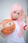 cosplay gym_uniform hakamada_hinata pink_hair ro-kyu-bu! sakuya tshirt rating:Safe score:0 user:nil!